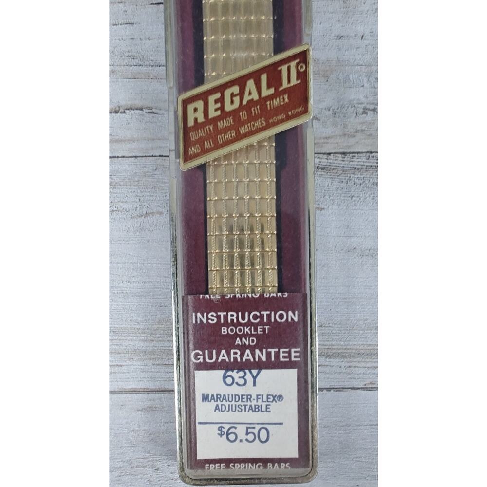 VTG REGAL II MARAUDER-FLEX 63Y Adjustable Expansion Watch Band L-6 1/8" W-5/8"